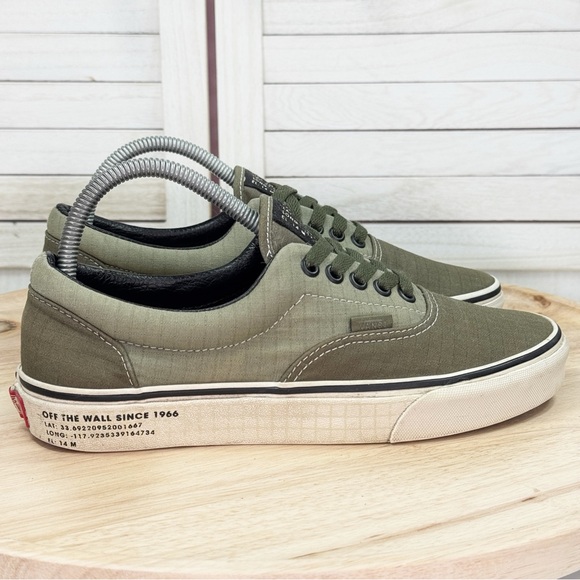 Vans Other - Vans Era 66 Supply Low Top Sneakers Vetiver Grape Leaf Green 7.5 Men 9 Women